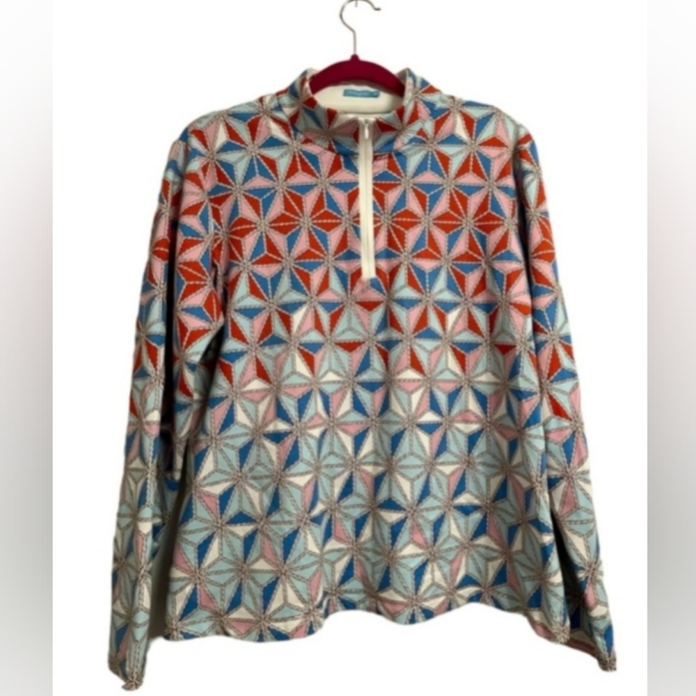 J. McLaughlin 1/4 Zip Pullover - XL
